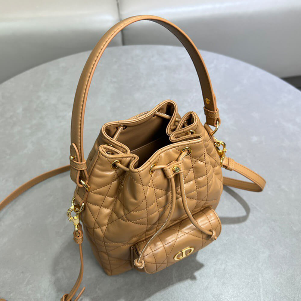 DIOR Small Dior Caro Bucket Bag