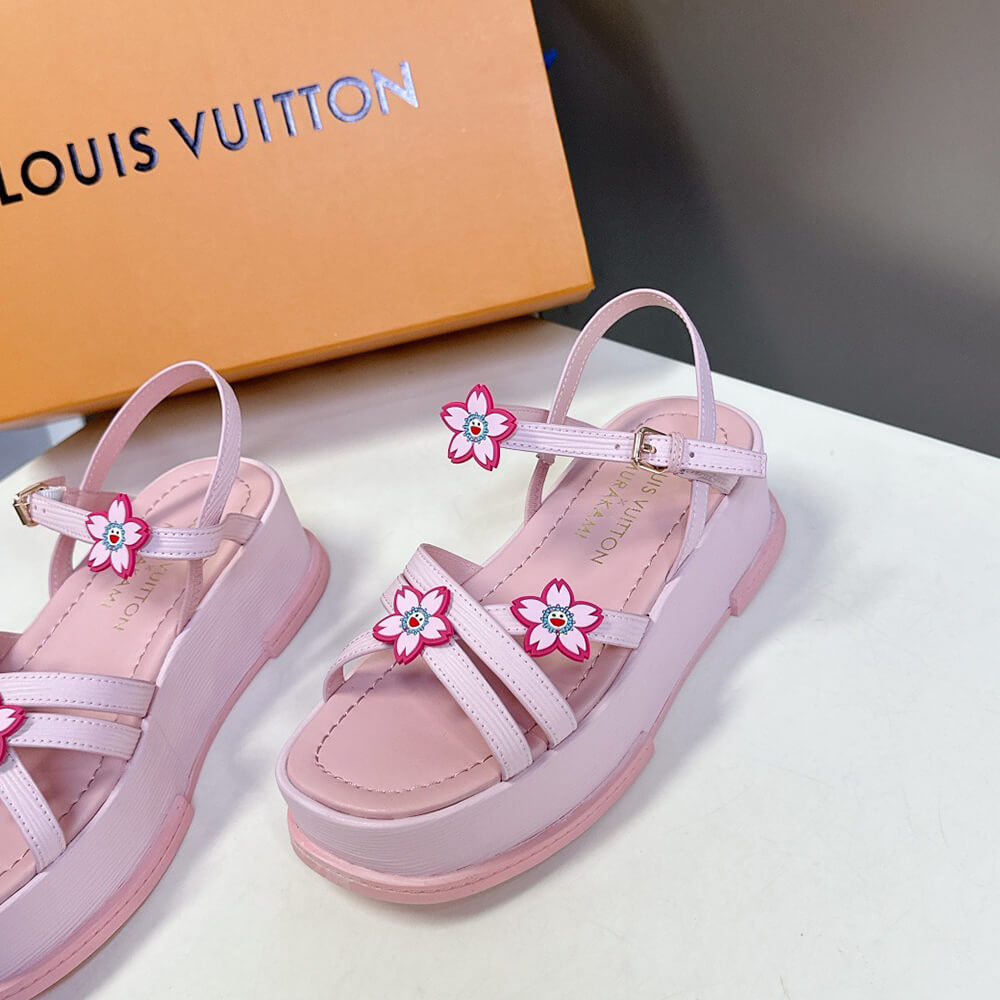 LV x TM MAYA PLATFORM sandals