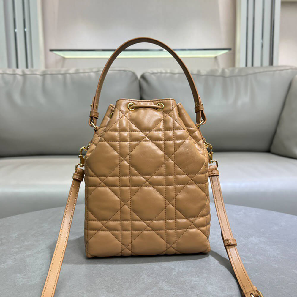 DIOR Small Dior Caro Bucket Bag