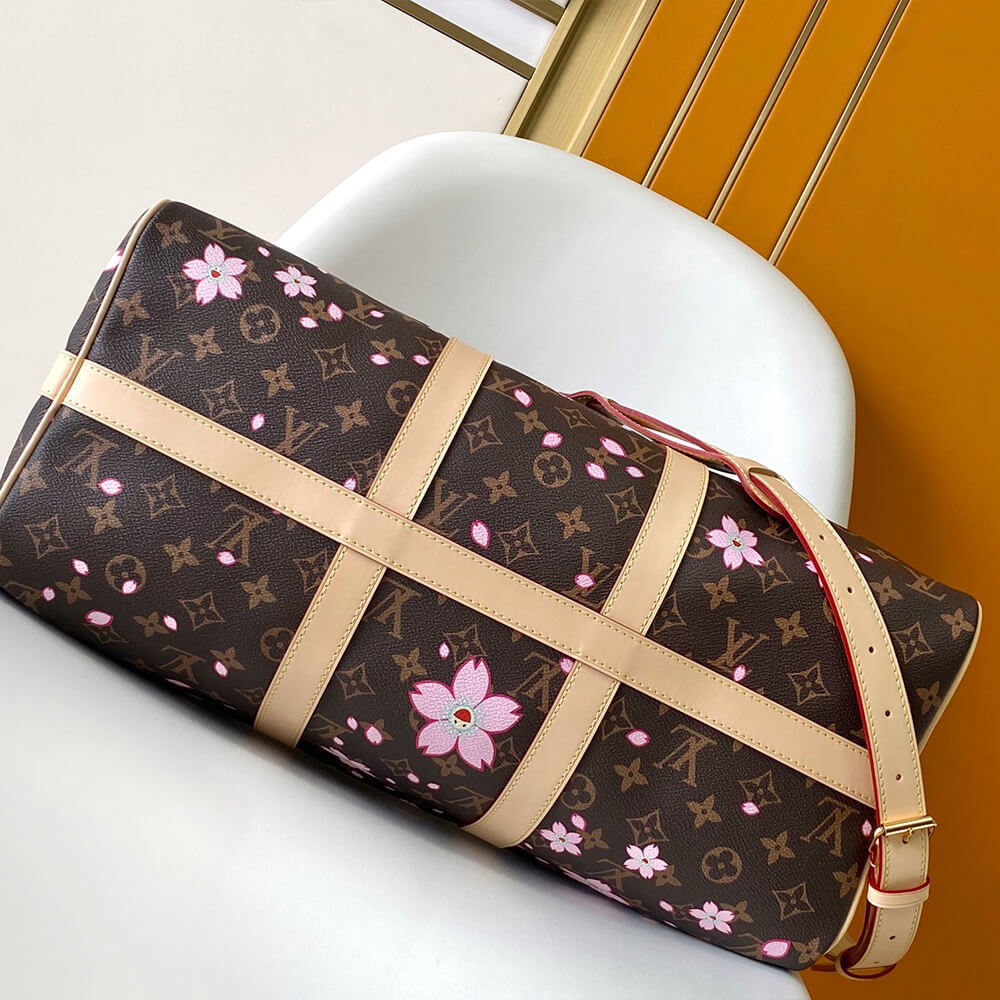 LV x TM KEEPALL BANDOULIÈRE 45 travel bag