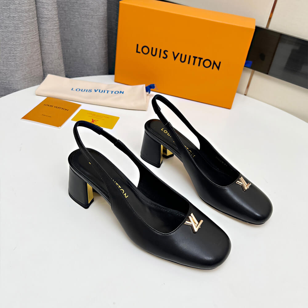 LV SWING slingback high heels
