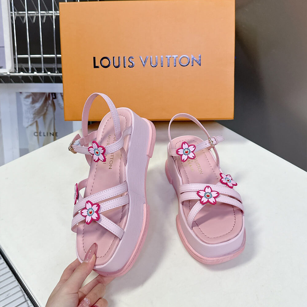 LV x TM MAYA PLATFORM sandals