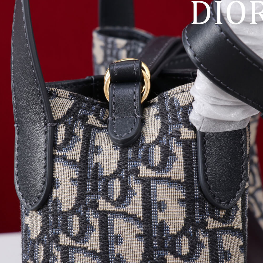 DIOR Small Signature Bucket Bag