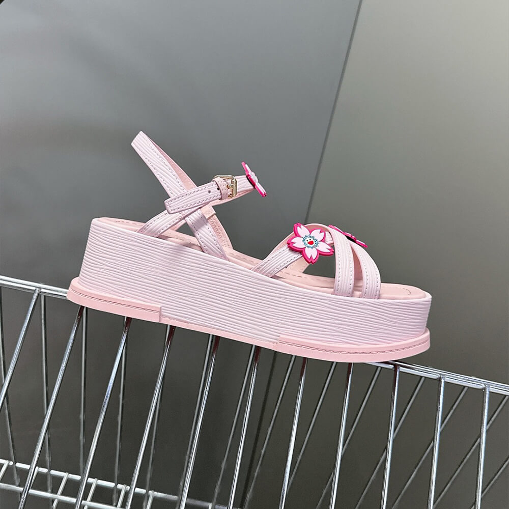 LV x TM MAYA PLATFORM sandals