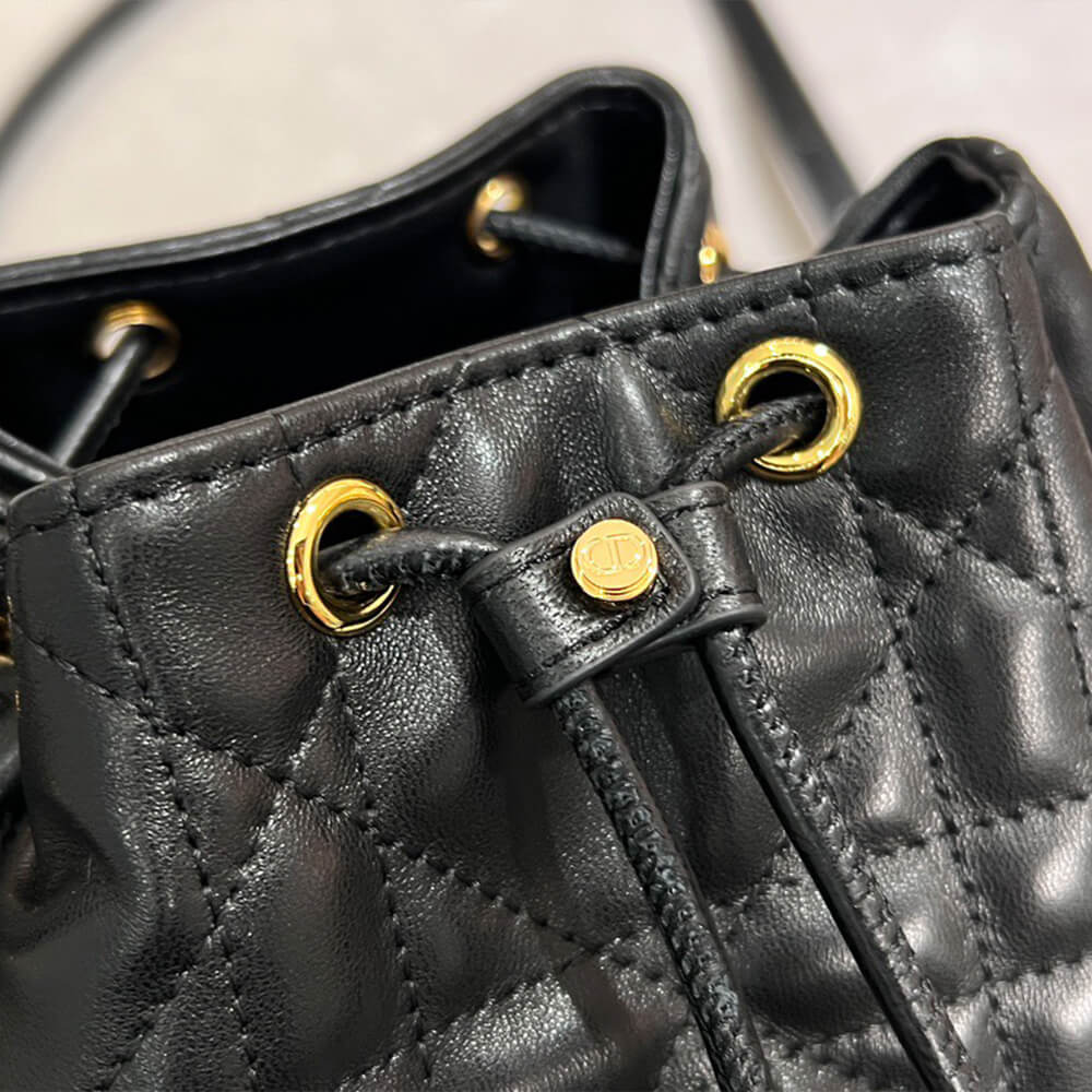 DIOR Small Dior Caro Bucket Bag