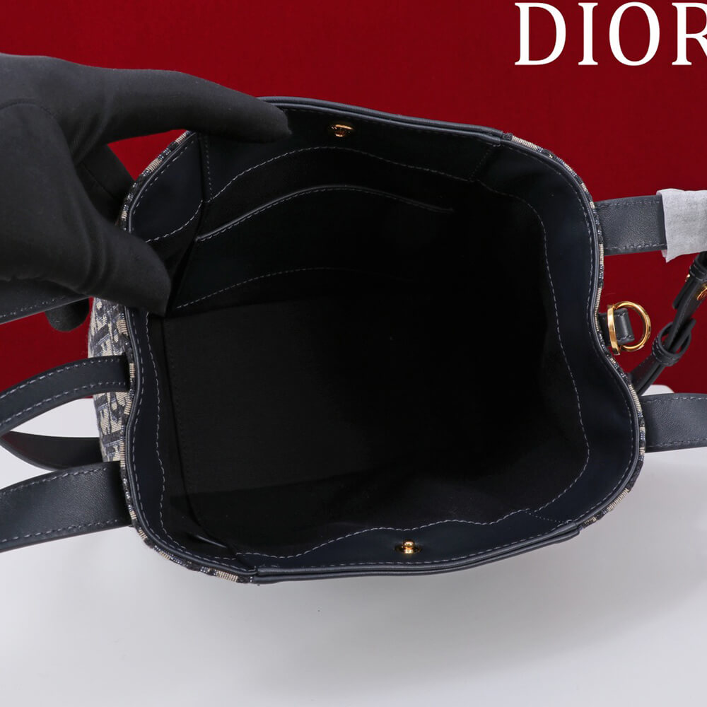 DIOR Small Signature Bucket Bag