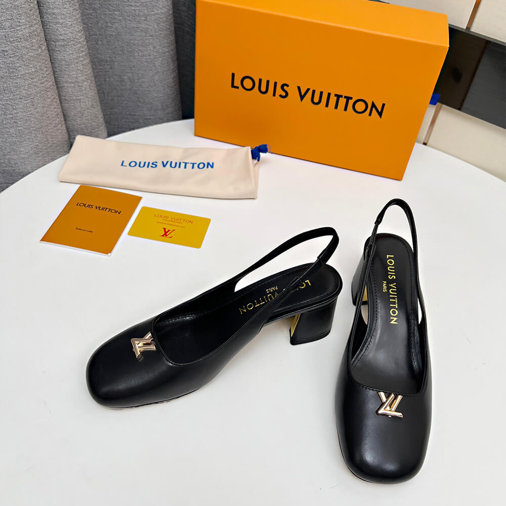 LV SWING slingback high heels