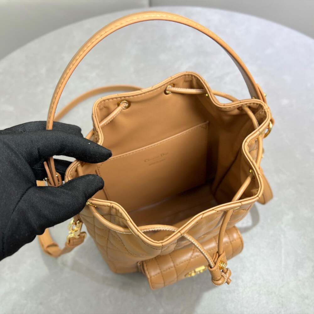 DIOR Small Dior Caro Bucket Bag