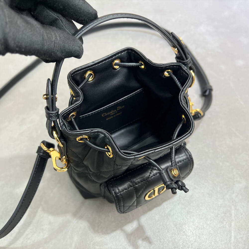 DIOR Micro Dior Caro Bucket Bag