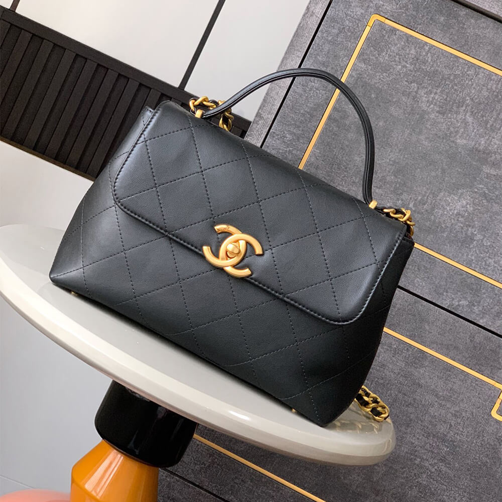 CHANE Large flap bag with handles(High-end grade)