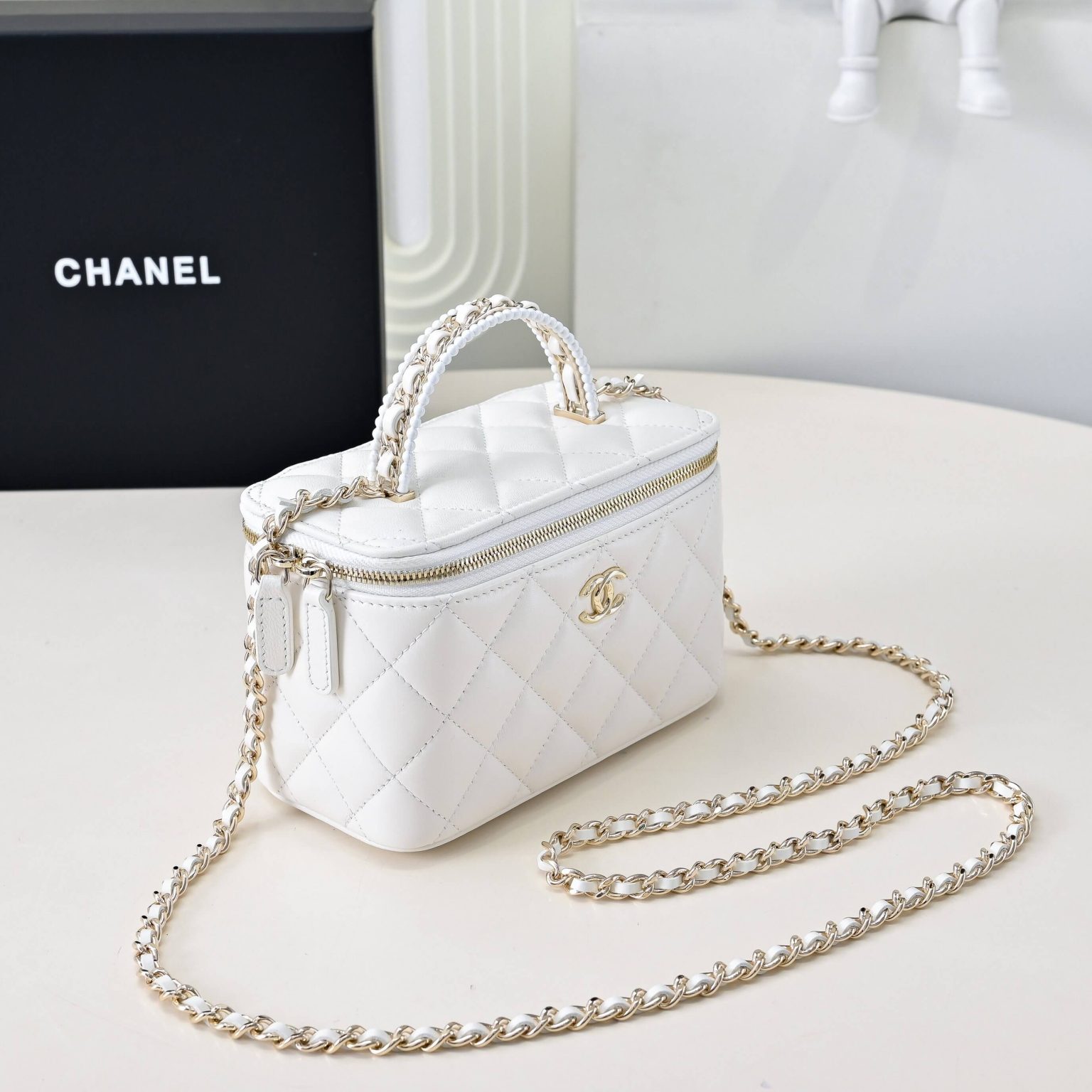 CHANEL Long Vanity with chain
