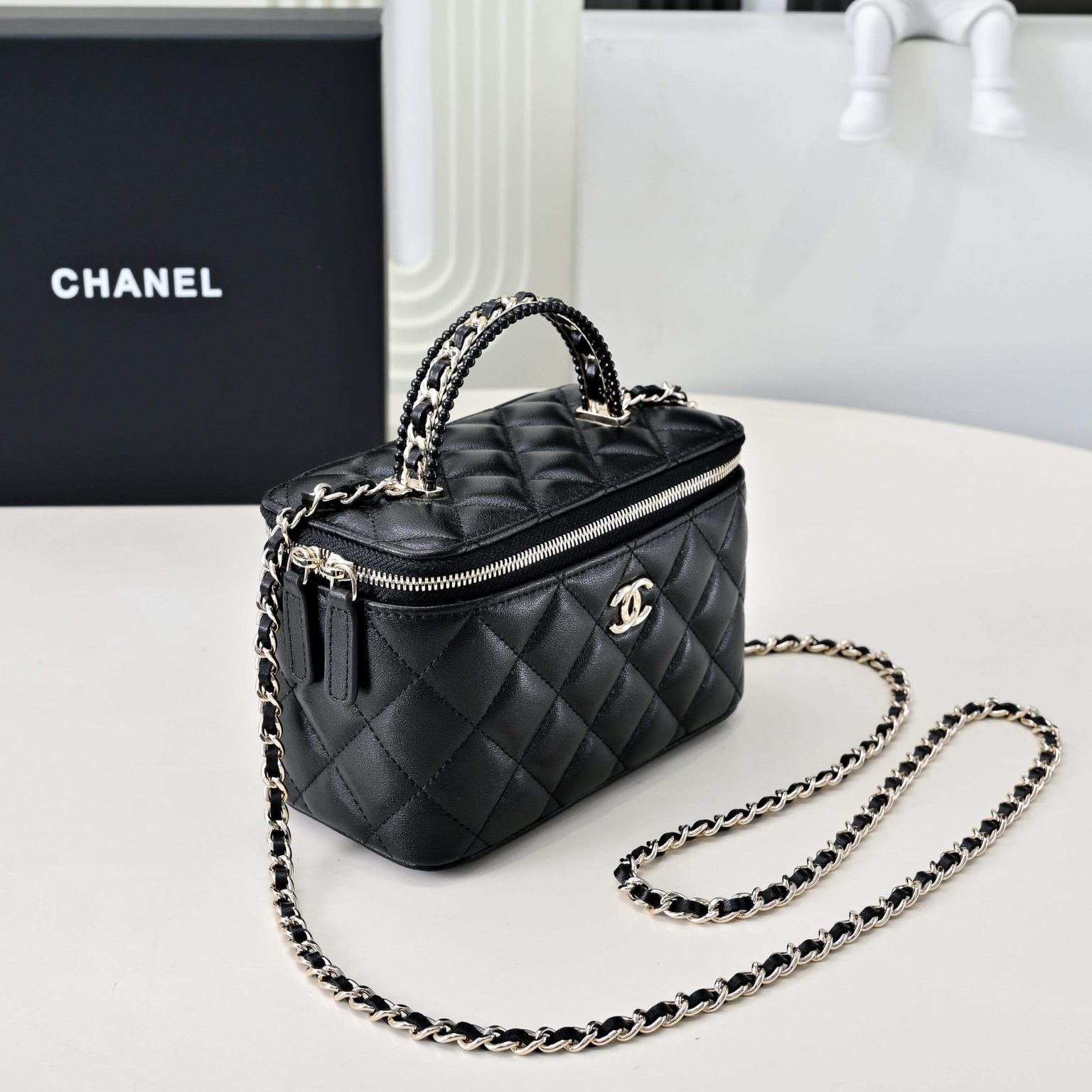 CHANEL Long Vanity with chain