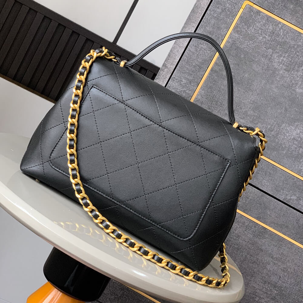 CHANE Large flap bag with handles(High-end grade)