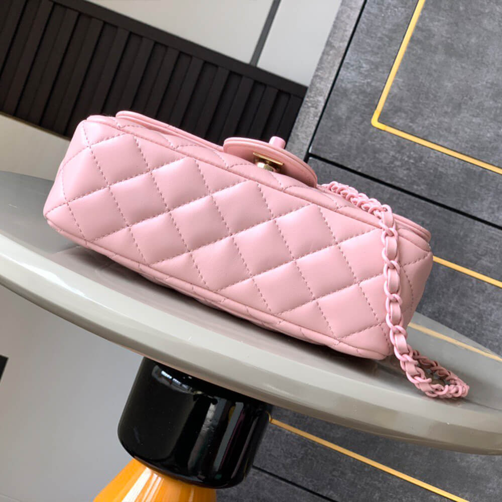 CHANEL Mini Flap Bag With Handle(HIGH-END GRADE)