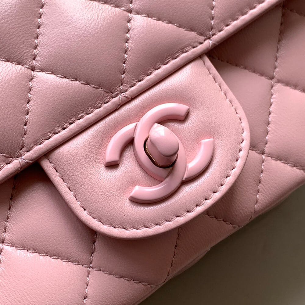 CHANEL Mini Flap Bag With Handle(HIGH-END GRADE)