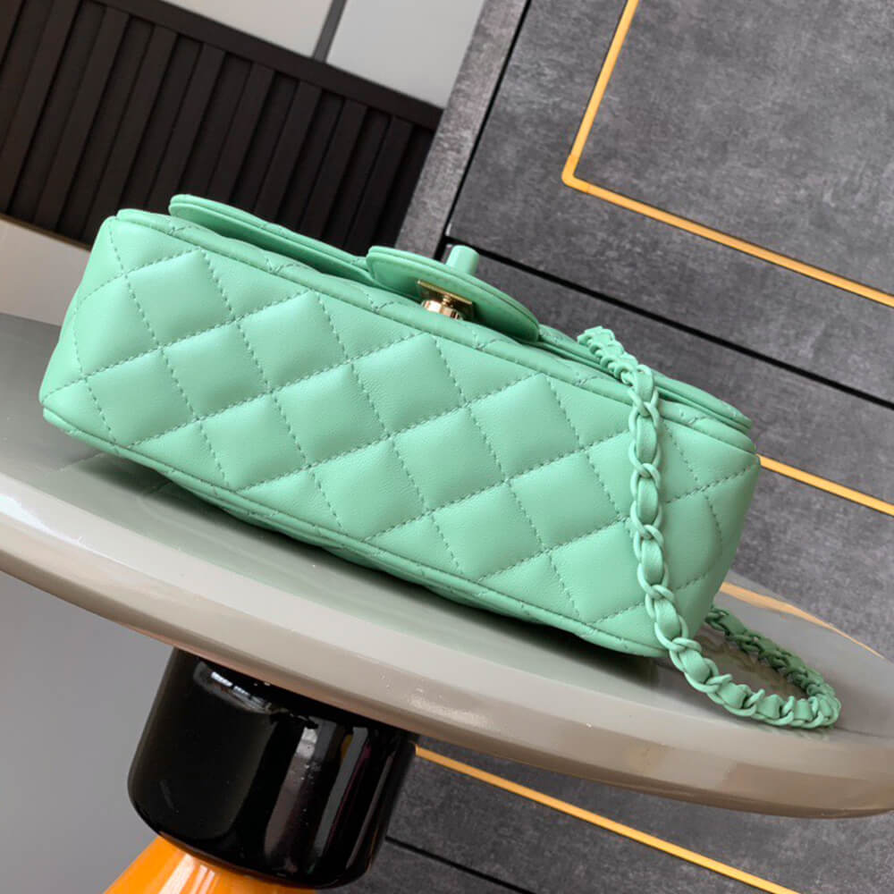 CHANEL Mini Flap Bag With Handle(HIGH-END GRADE)