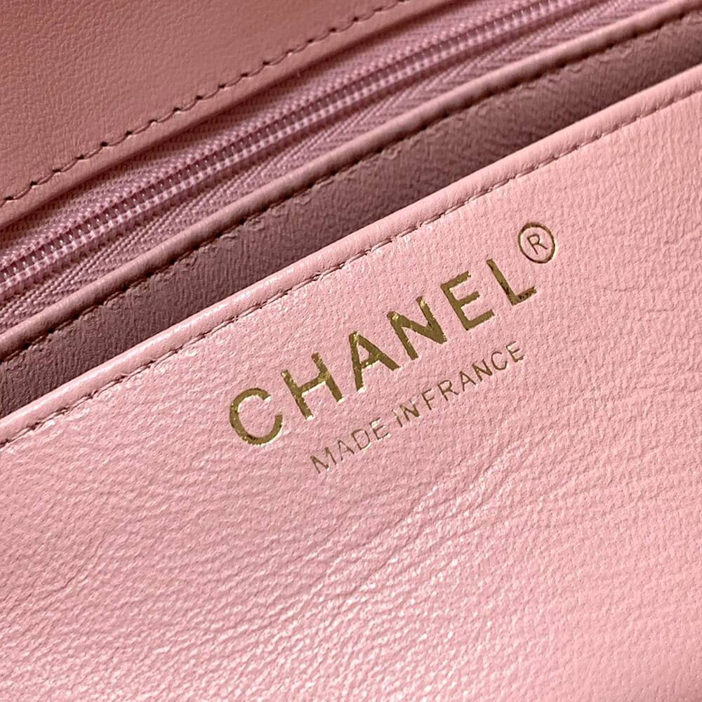 CHANEL Mini Flap Bag With Handle(HIGH-END GRADE)