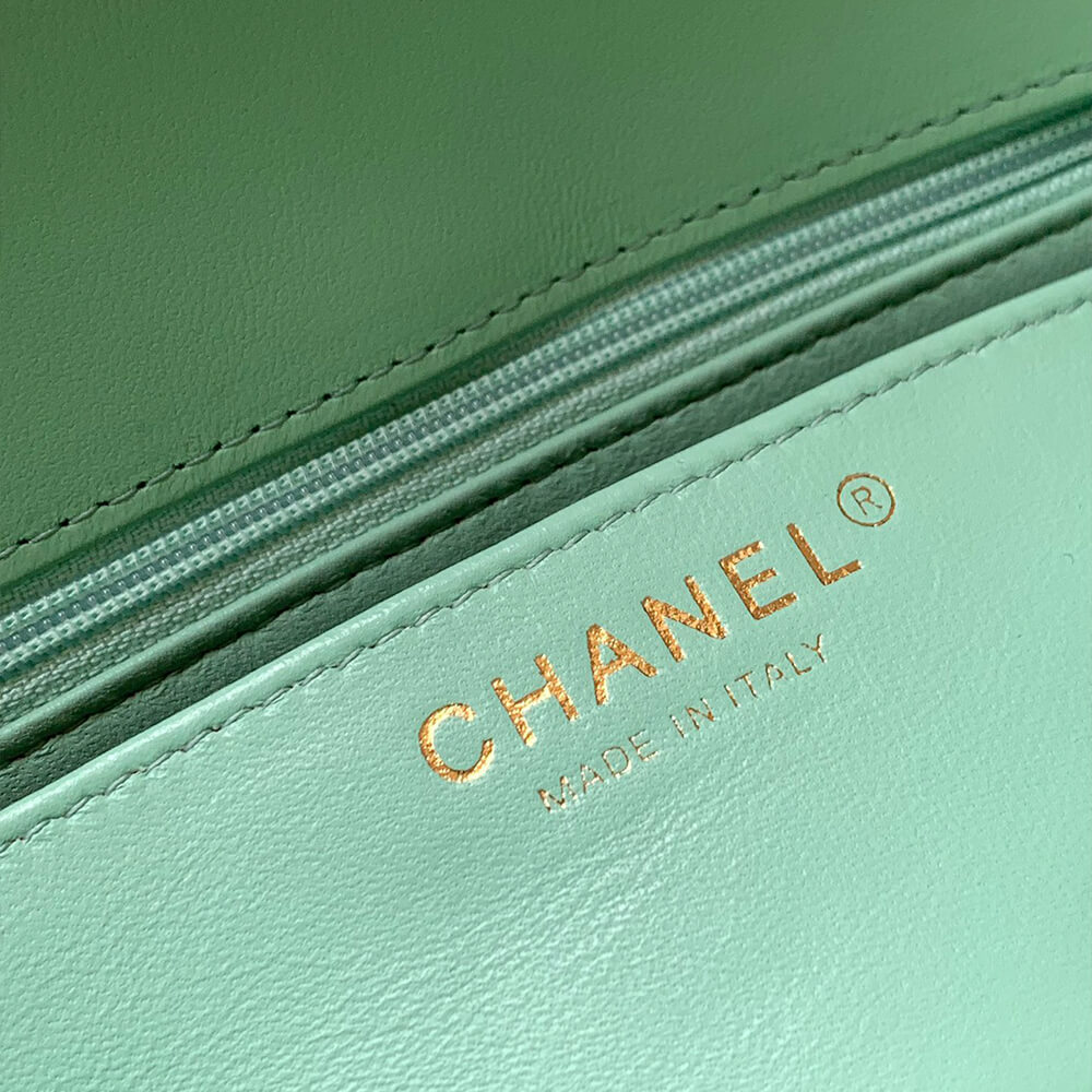 CHANEL Mini Flap Bag With Handle(HIGH-END GRADE)