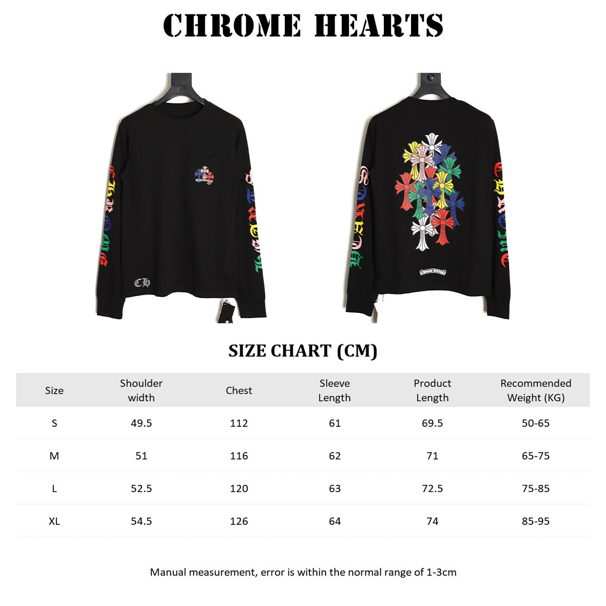 Ch**me He**ts 25fw long-sleeved t-shirt