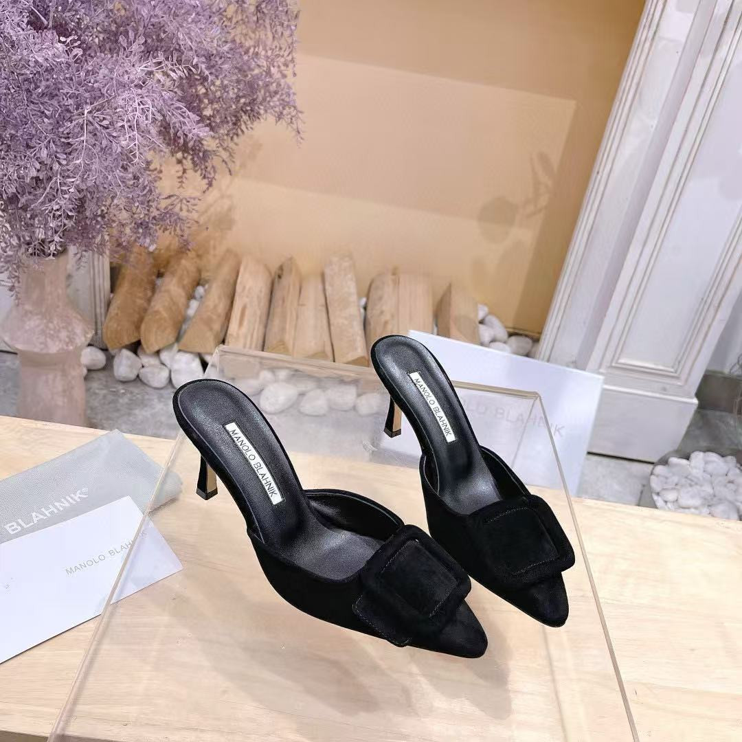 ua man010 B1ahn*k mules 7.5cm