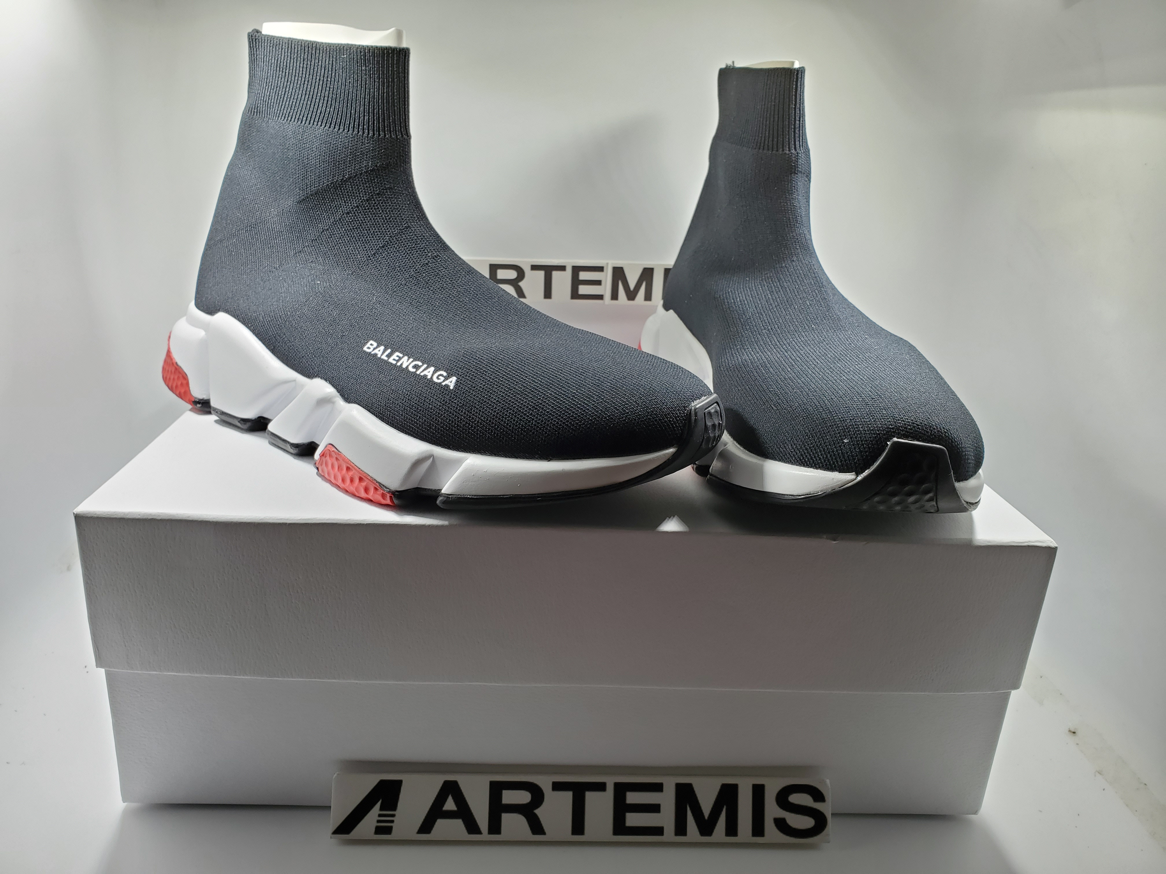 Balenciga Speed Trainer Black Red