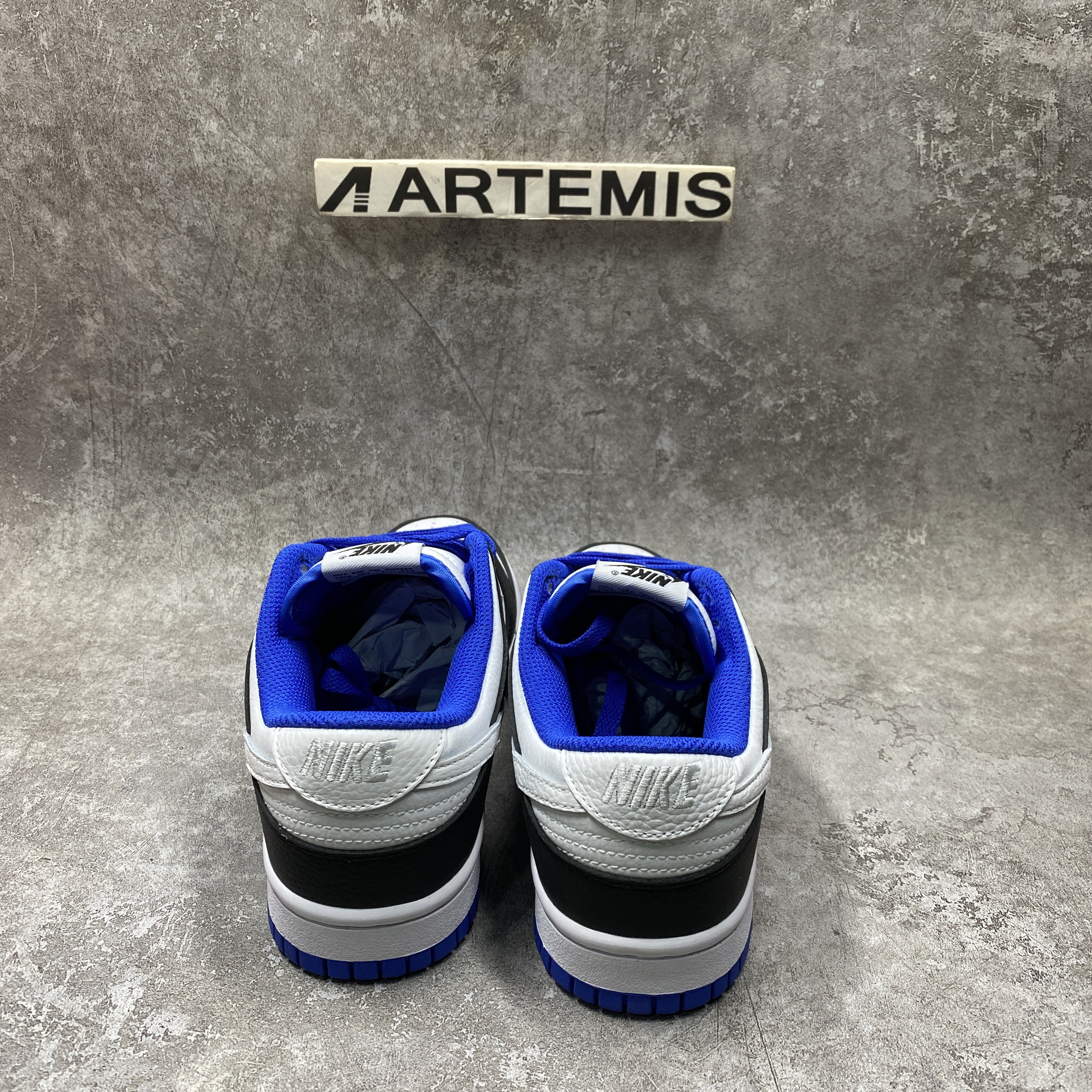 Nike Dunk Low White Black Royal