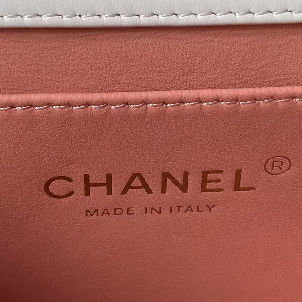 Ch*el 24c flap bag as2649 12x19x8cm