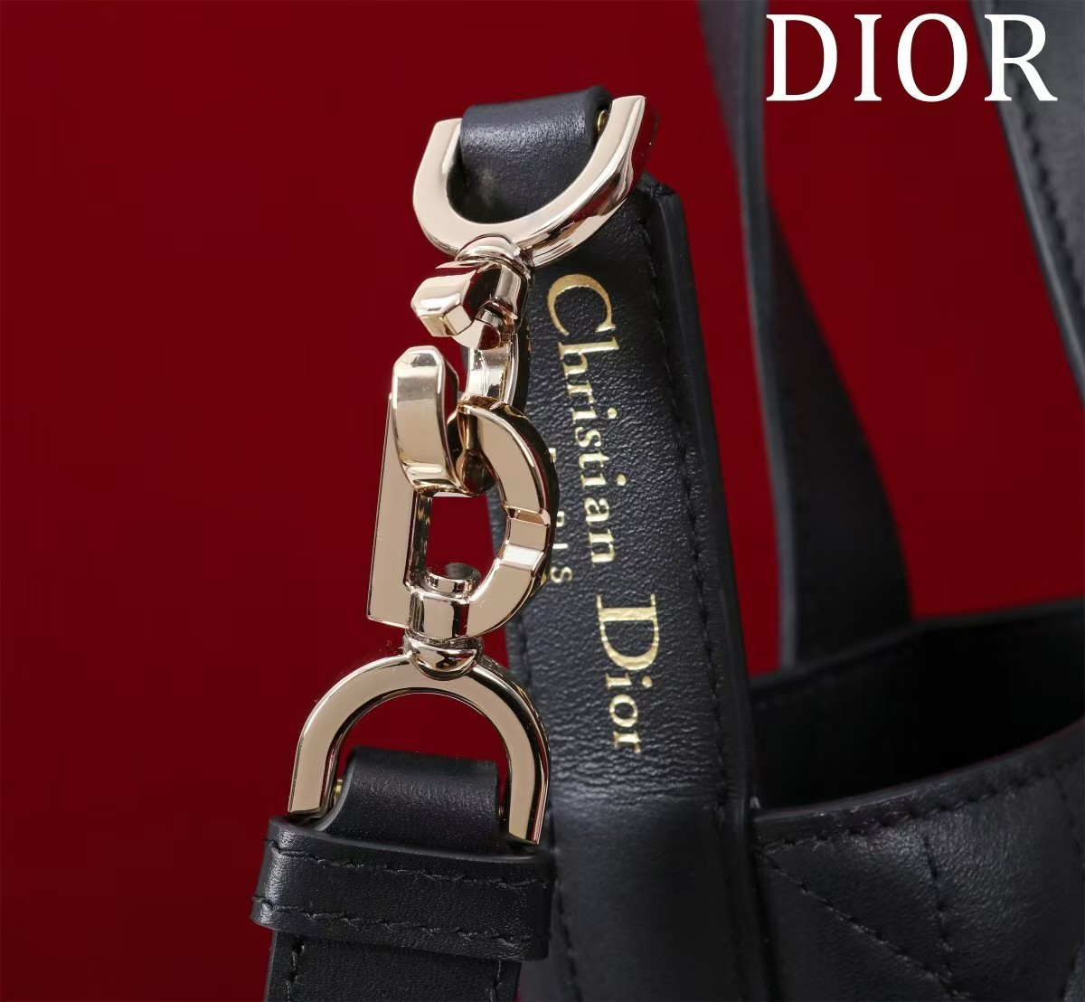 D*or small D*or toujours vertical tote bag 18.5 x 18.5 x 12 cm