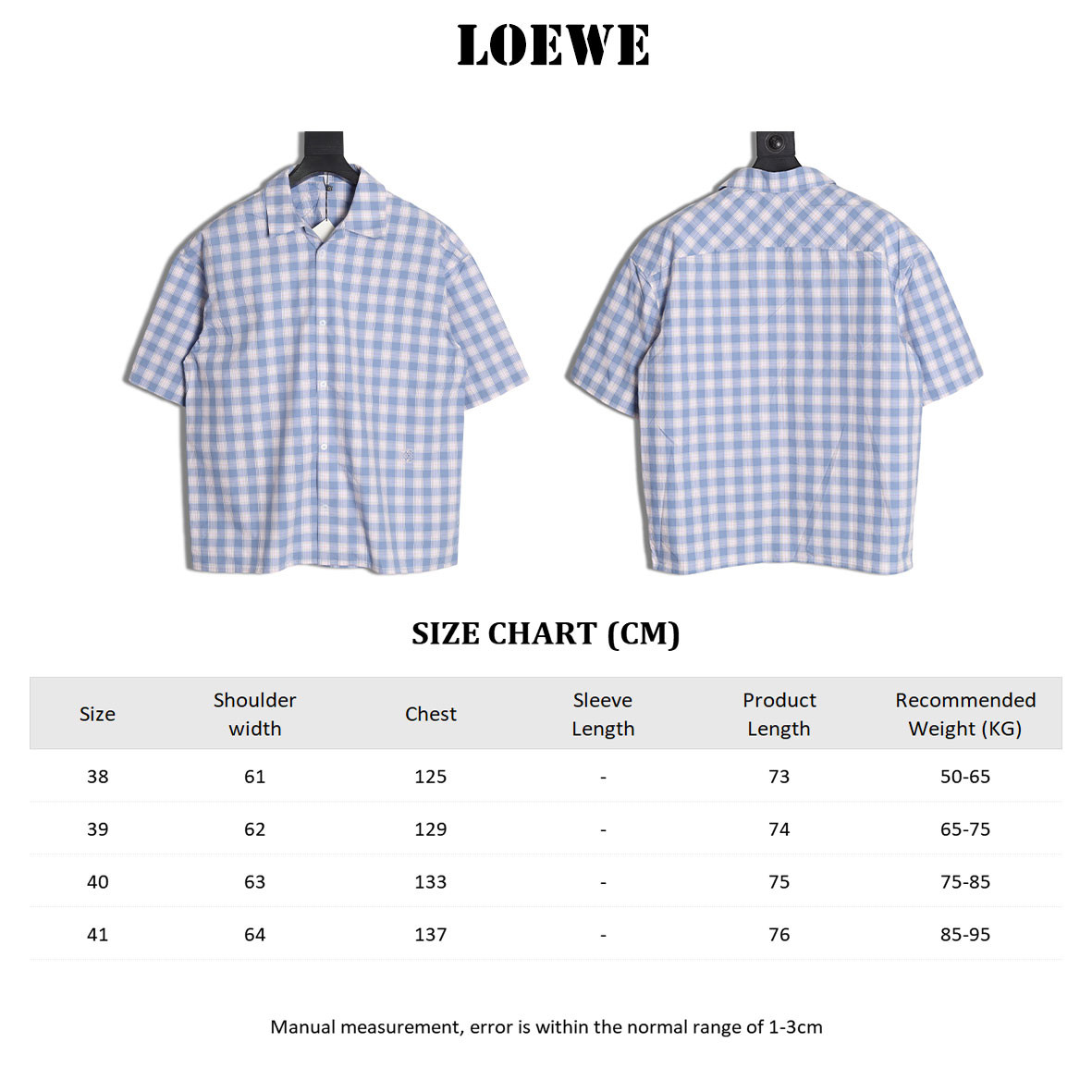 L0ew* 25ss short-sleeved shirts
