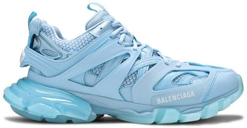Balenciga Track Sneaker Clear Sole Light Blue