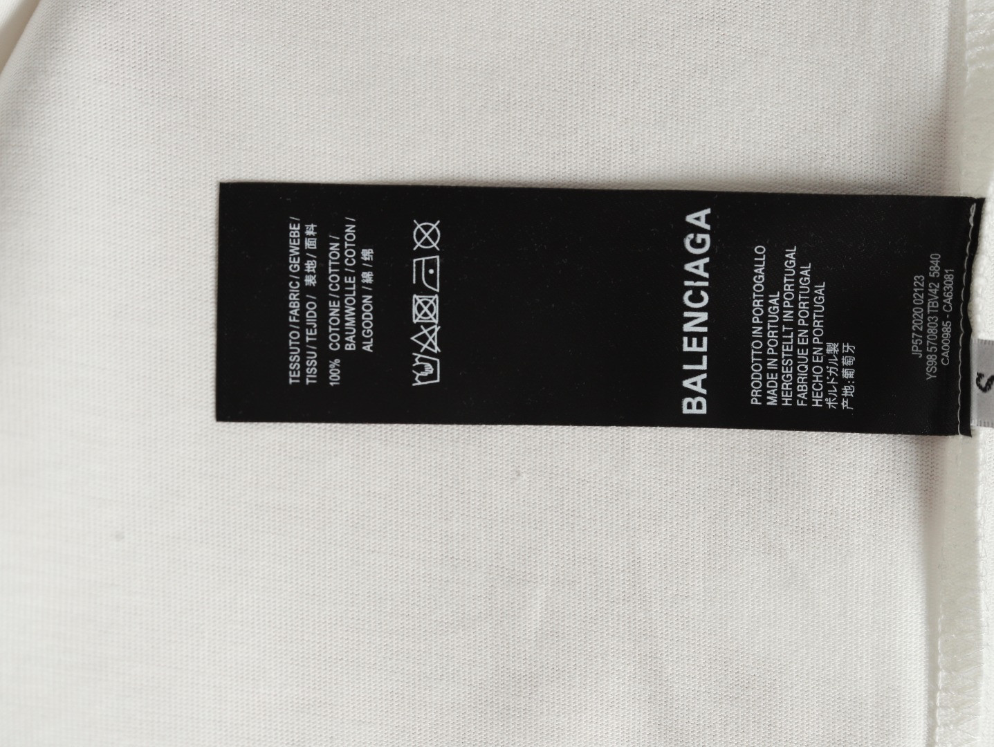 Ba*len*cia*ga short-sleeved t-shirt