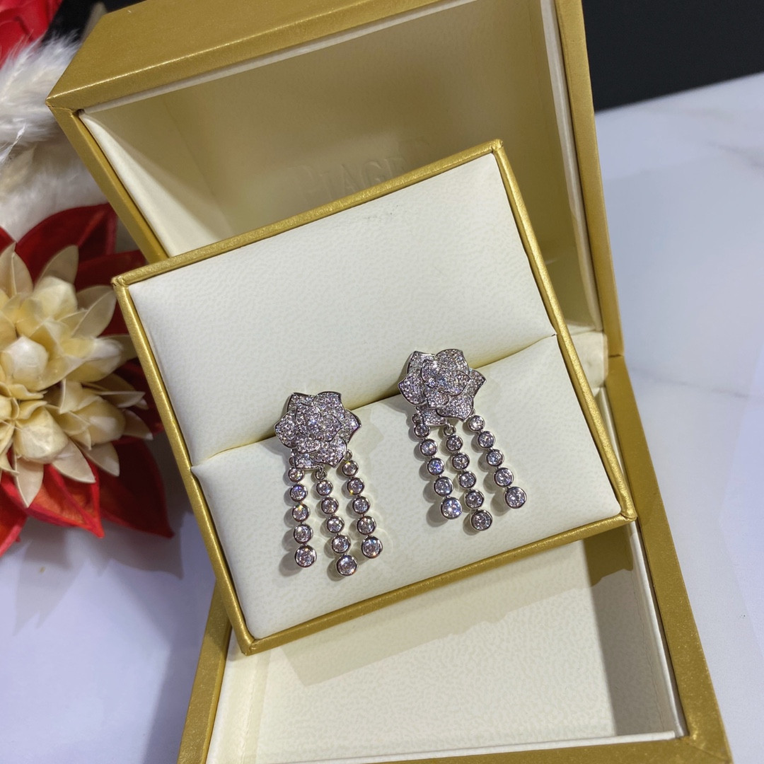 Piaget tassel rose Earrings