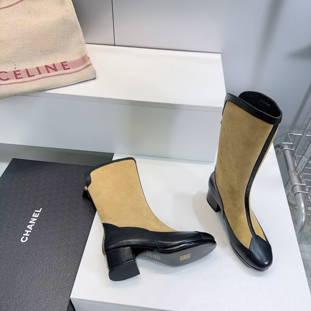 ua Ch*el high boots 5.5cm heel