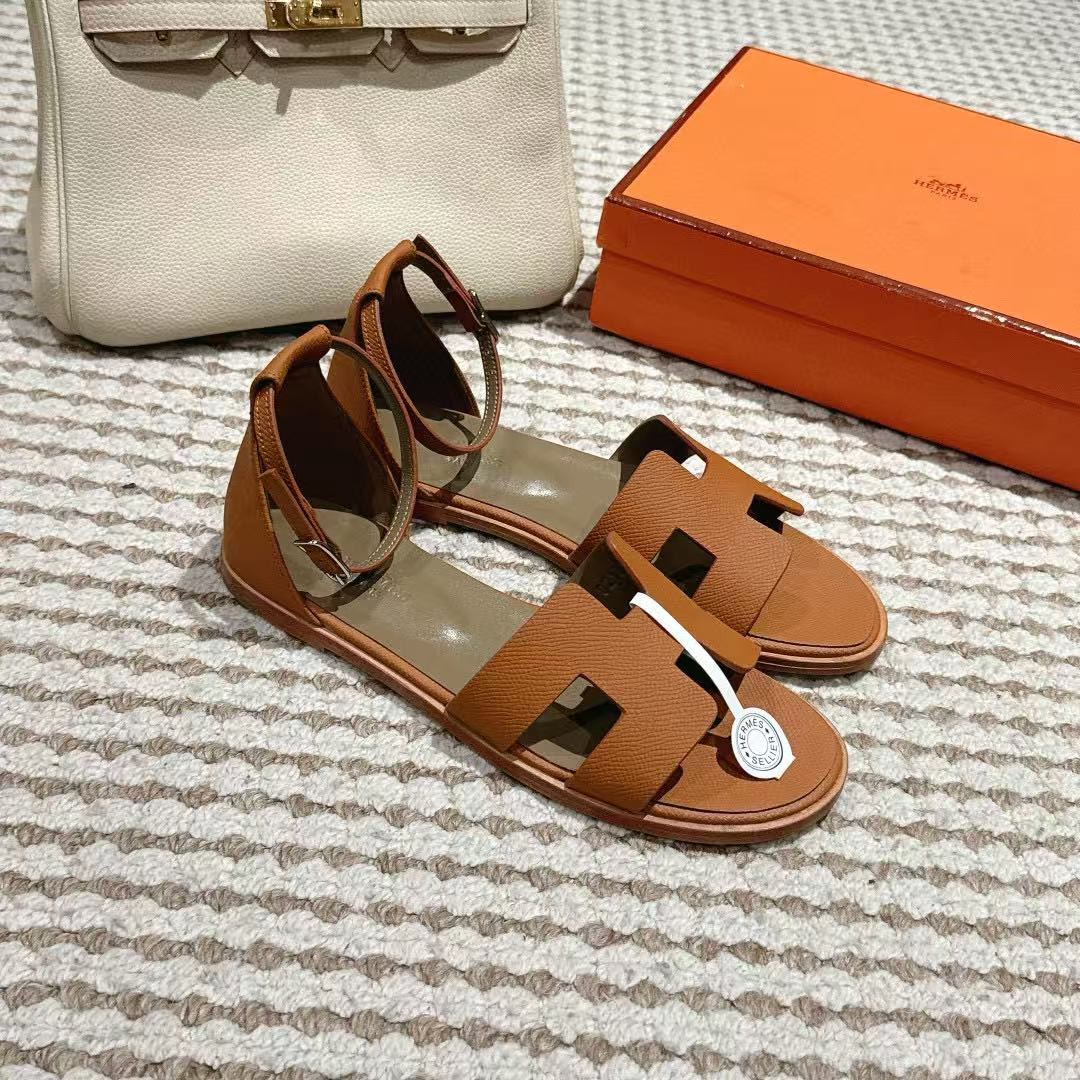 ua H**me5 santorini leather sandals