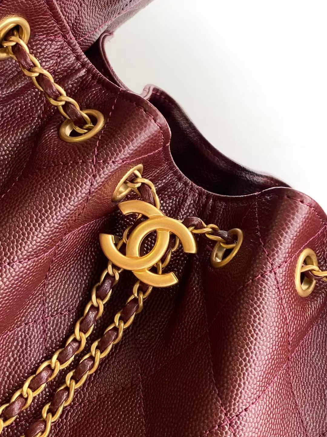 Ch*el 25c bucket bag 26x30x14cm