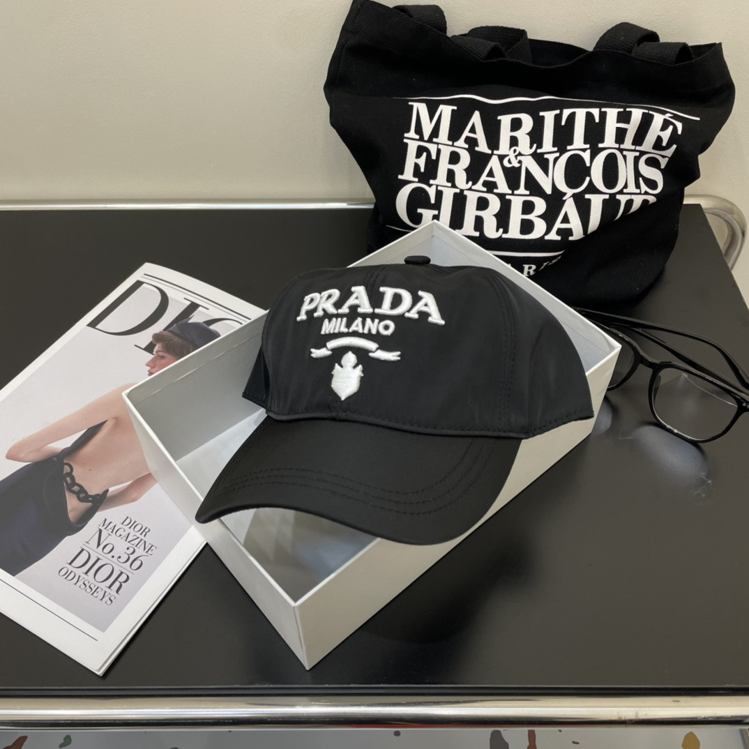 Pra*a re-nylon baseball cap