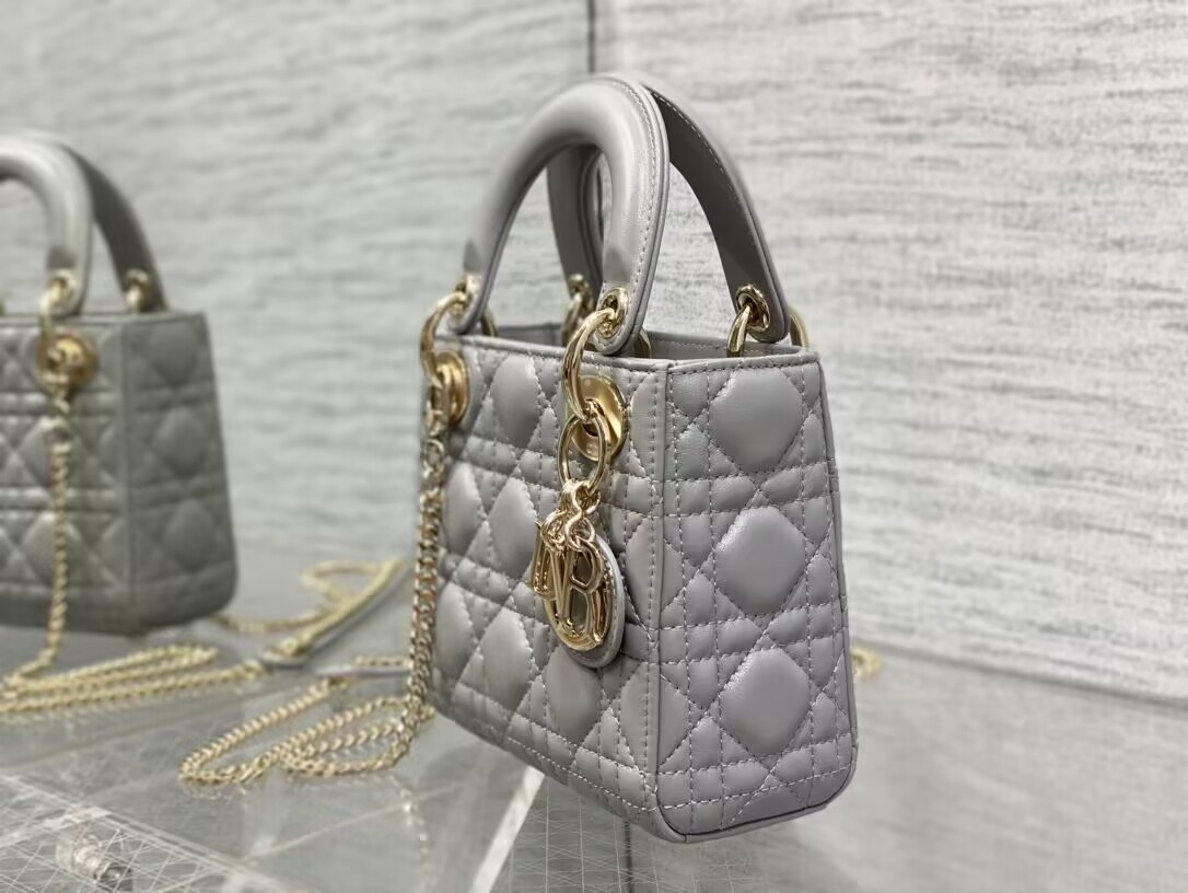 D*or  mini lady D*or bag 6.5 x 6 x 3 inches