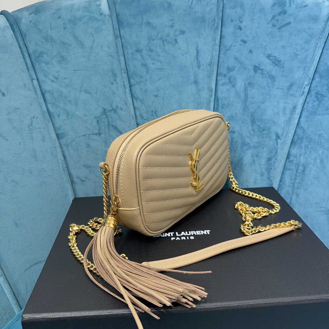Y*L mini lou in quilted leather 7.5 x 4.1 x 2 inches