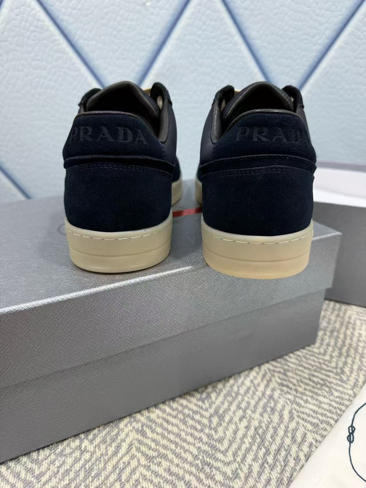 ua Pra*a downtown re-nylon and suede sneakers
