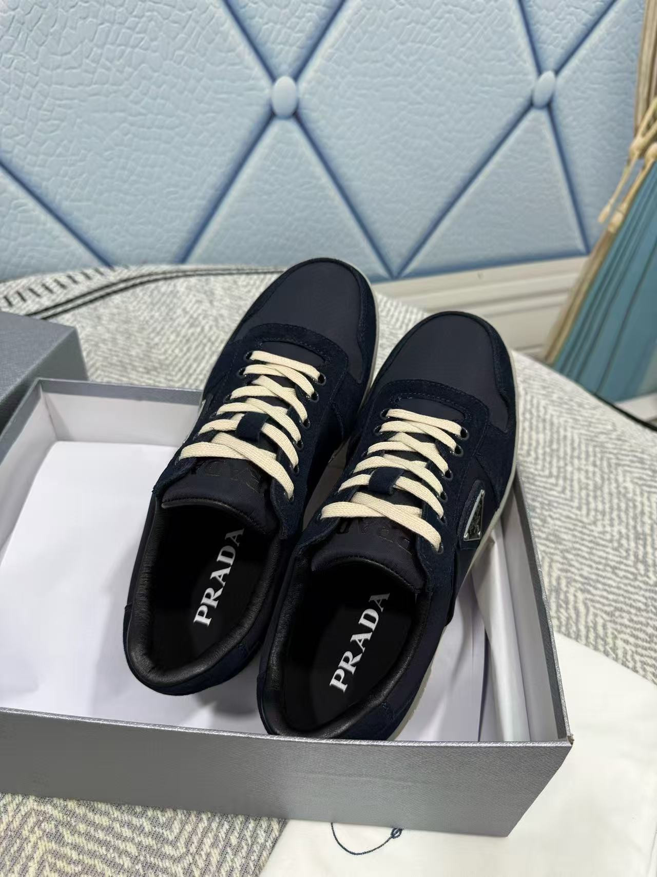 ua Pra*a downtown re-nylon and suede sneakers