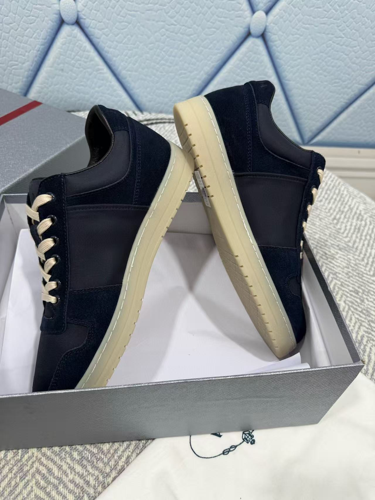 ua Pra*a downtown re-nylon and suede sneakers