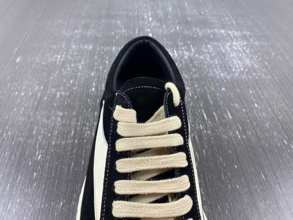 UA Rick Owens Strobe Vintage Low Black Suede