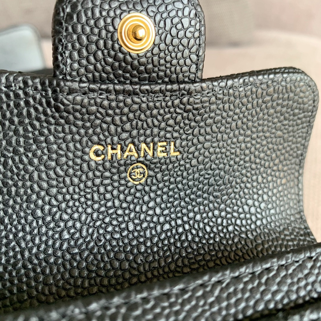 Ch*el cf classic flap coin purse card holder