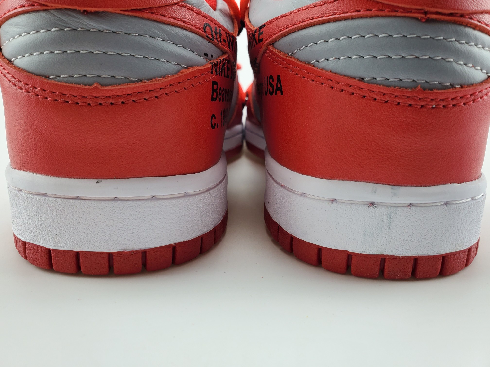 Nike Dunk Low Off-White University Red