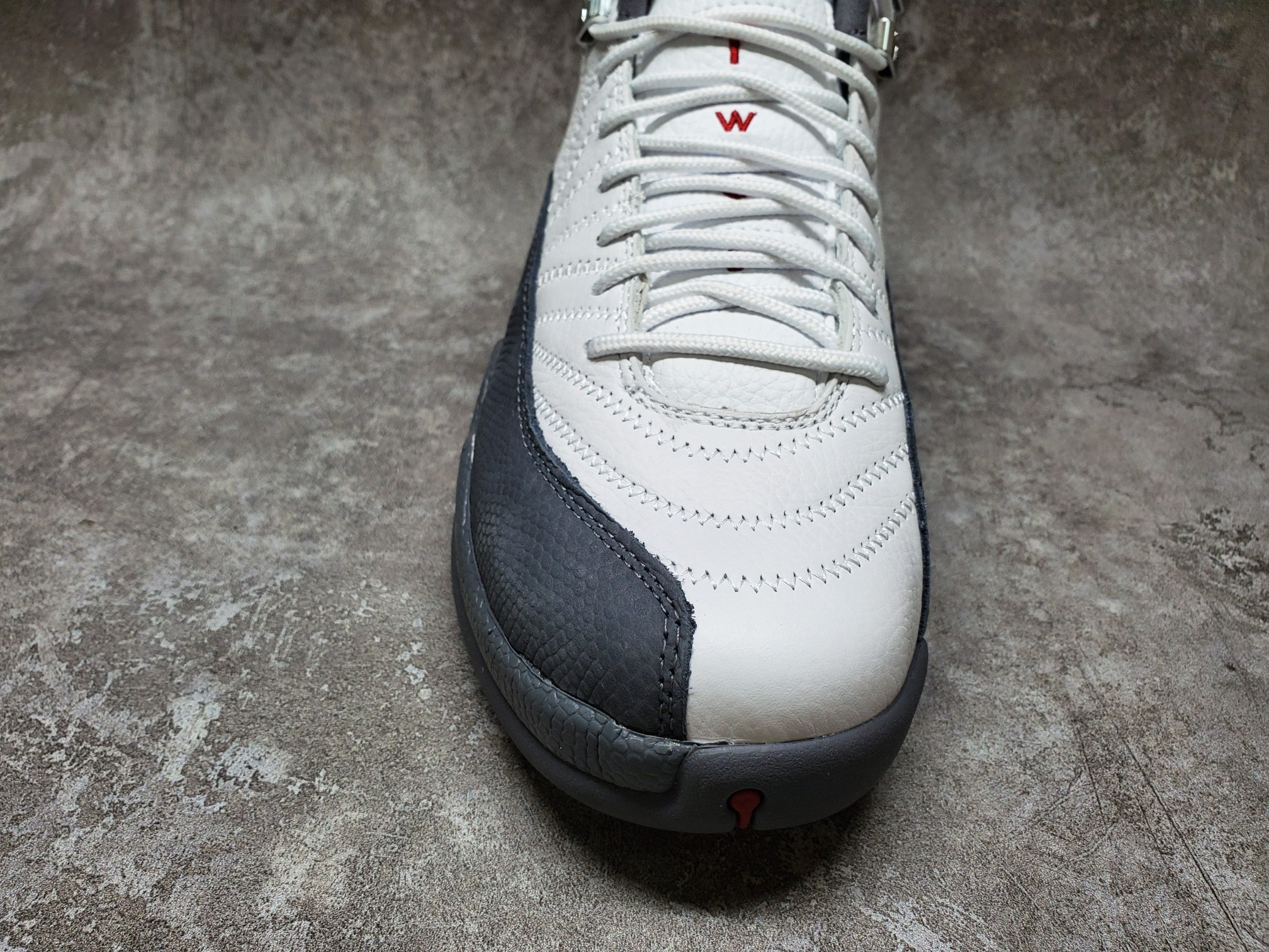 Air Jordan 12 Retro White Dark Grey