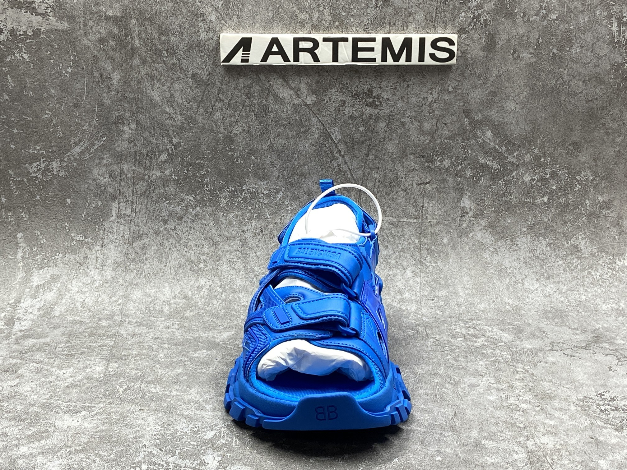 Balenciga Track Sandal Blue