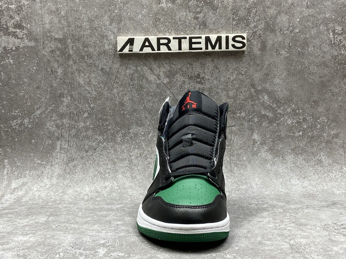 Air Jordan 1 Mid Green Toe