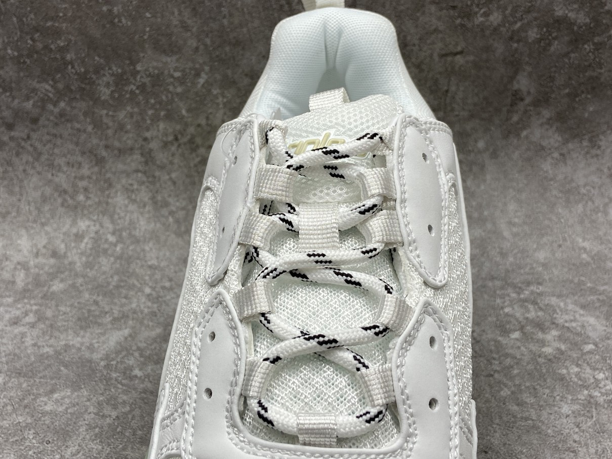 Balenciga Triple S White Green Clear Sole