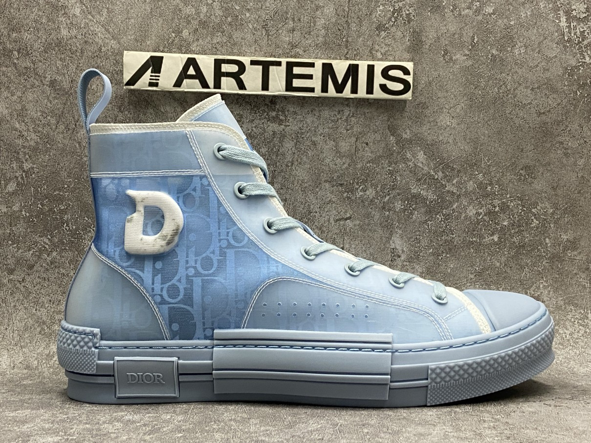 D*or b23 high top daniel arsham light blue