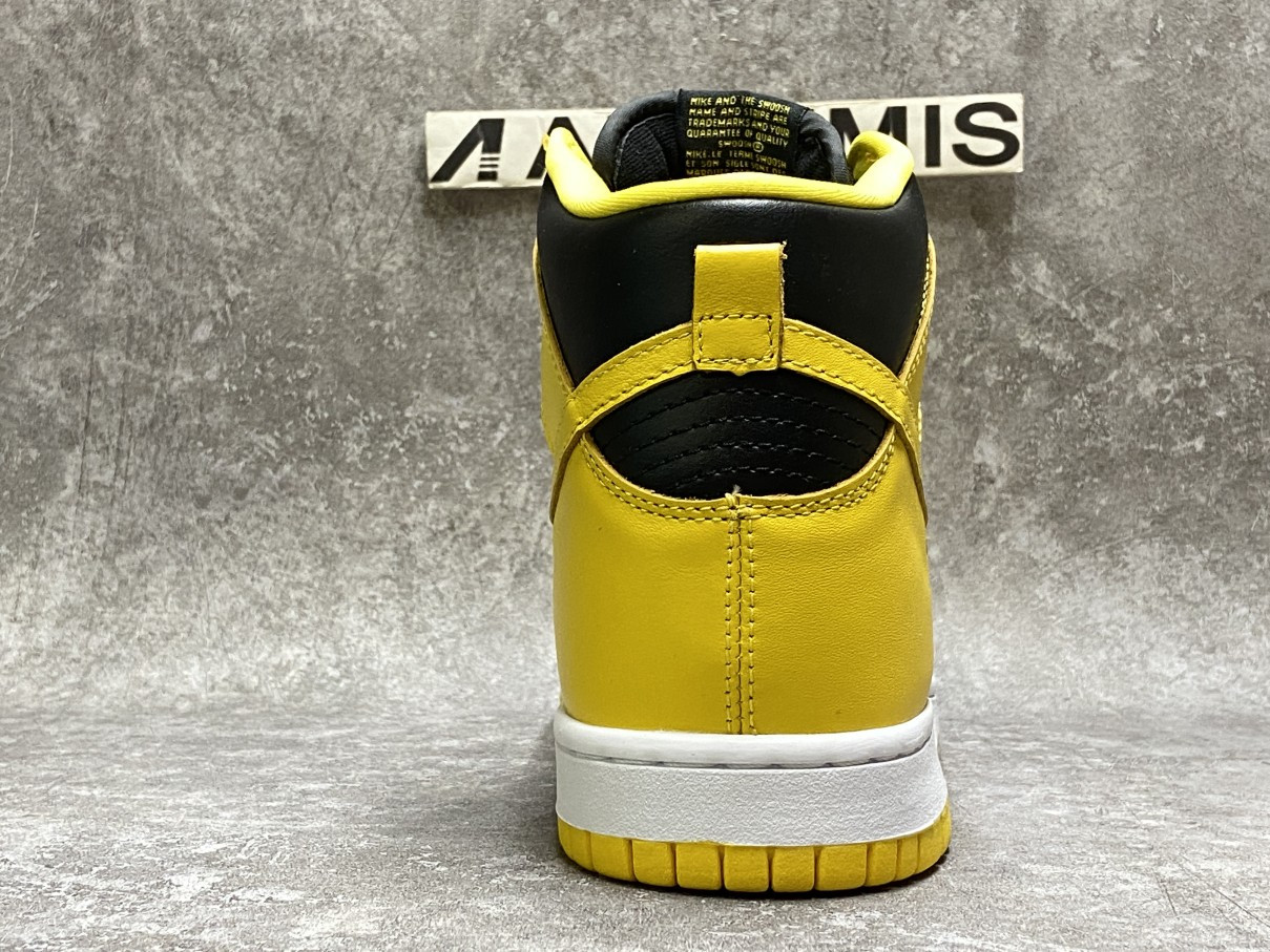 Nike Dunk High Black Yellow